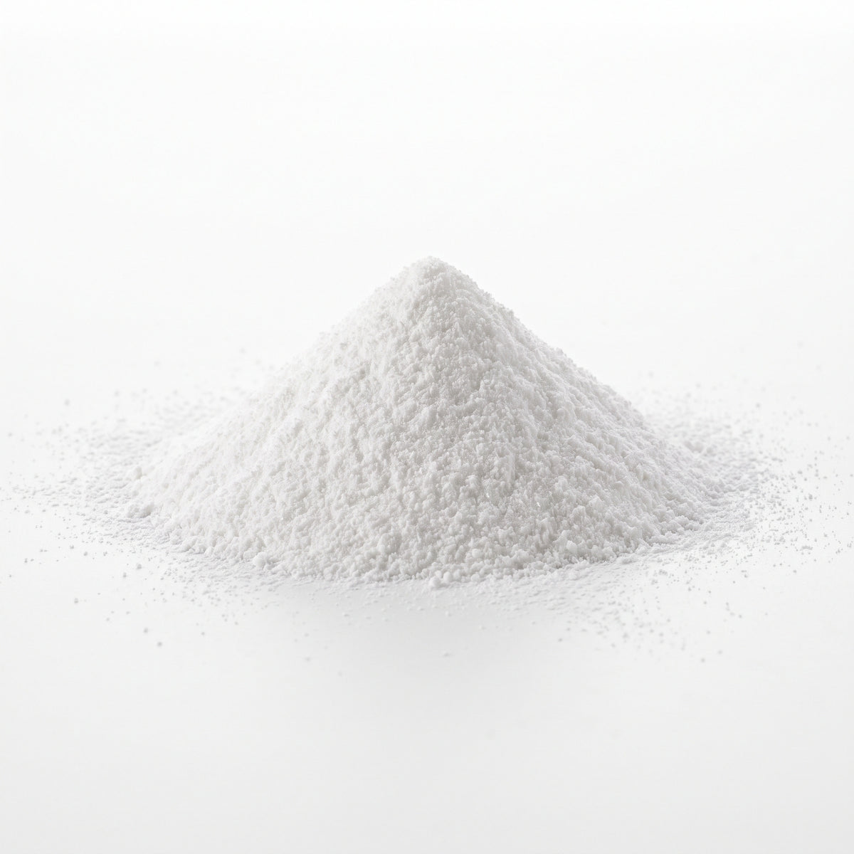 Pile of pure creatine monohydrate powder